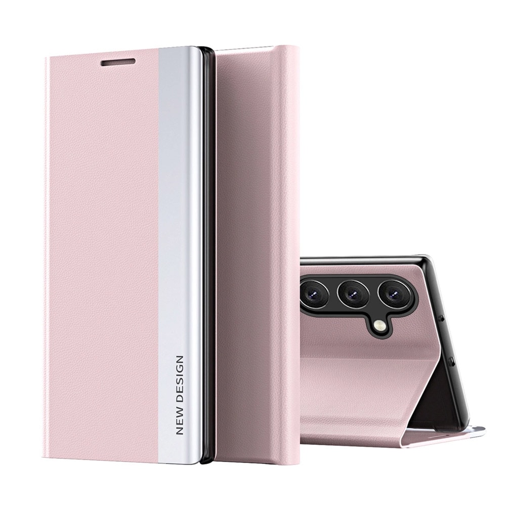 Sleep Case Pro-etui med stativ til Samsung Galaxy A56 - Pink