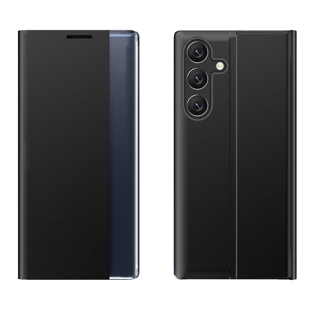 Flip-etui med stativ til Samsung Galaxy A36 - Svart