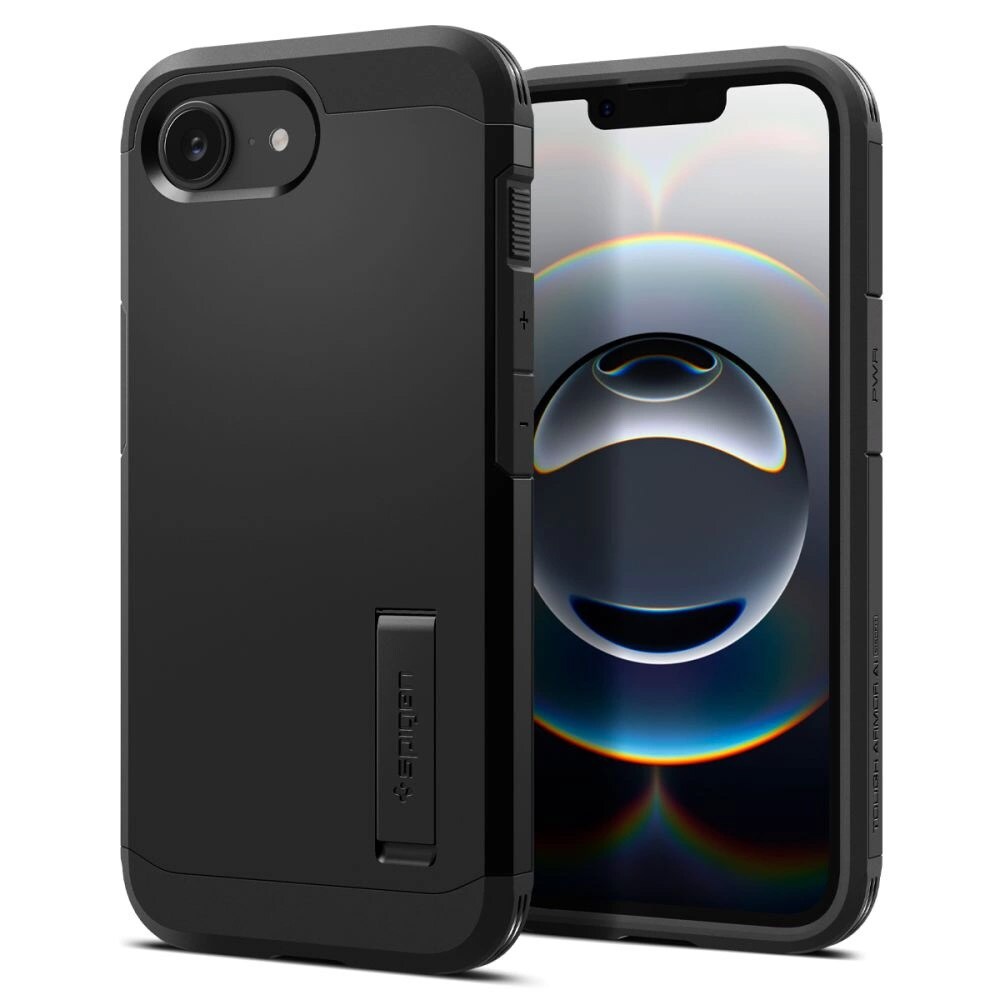 Spigen Tough Armor Case med MagSafe til iPhone 16e - Svart