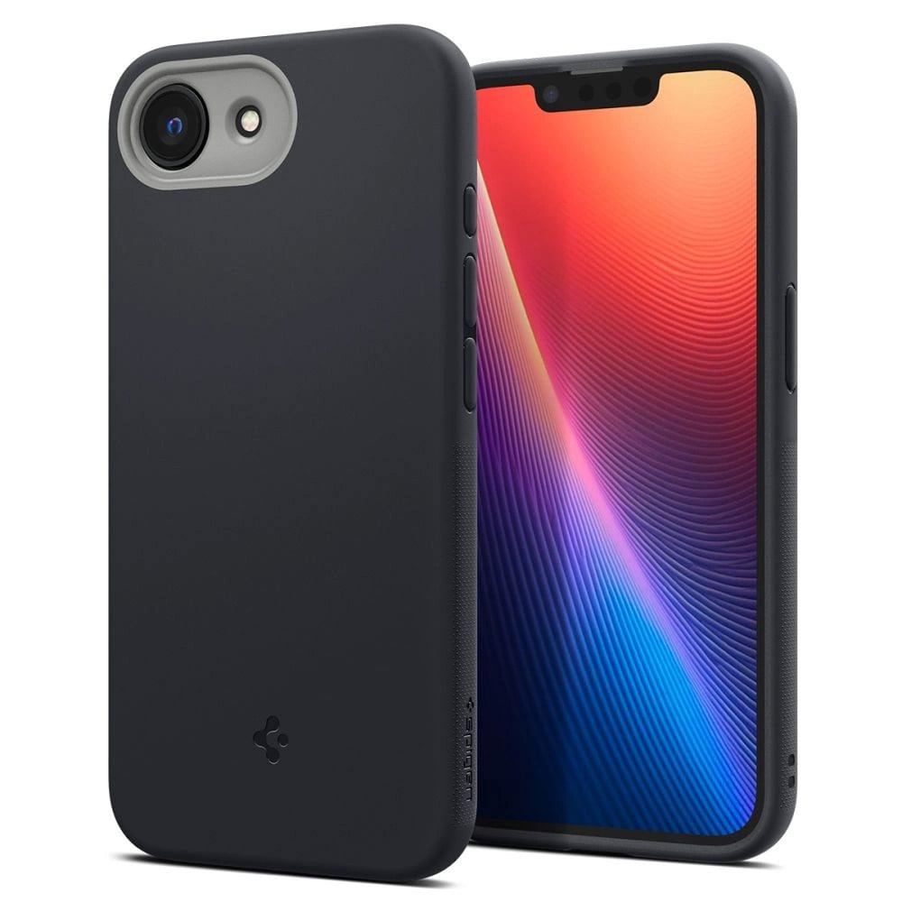 Spigen Nano Pop-etui med MagSafe til iPhone 16e - Matt Svart