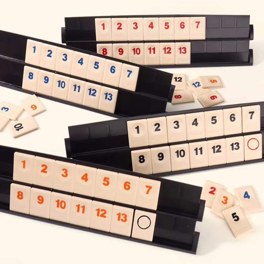 Mahjong-spil i kompakt format, komplet sæt til traditionelt kinesisk brætspil