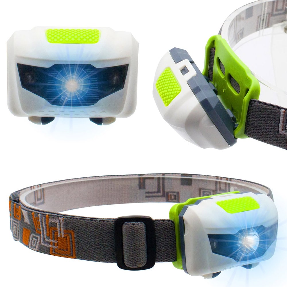 LED-pandelampe med justerbart lampehoved, 44 g, batteridrevet
