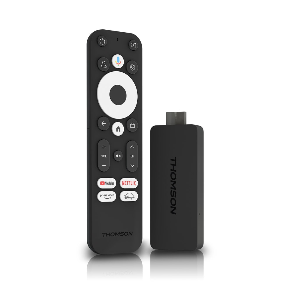 Thomson Streaming Stick 140 - 4K UHD - 60 fps - Google TV - Dolby Atmos