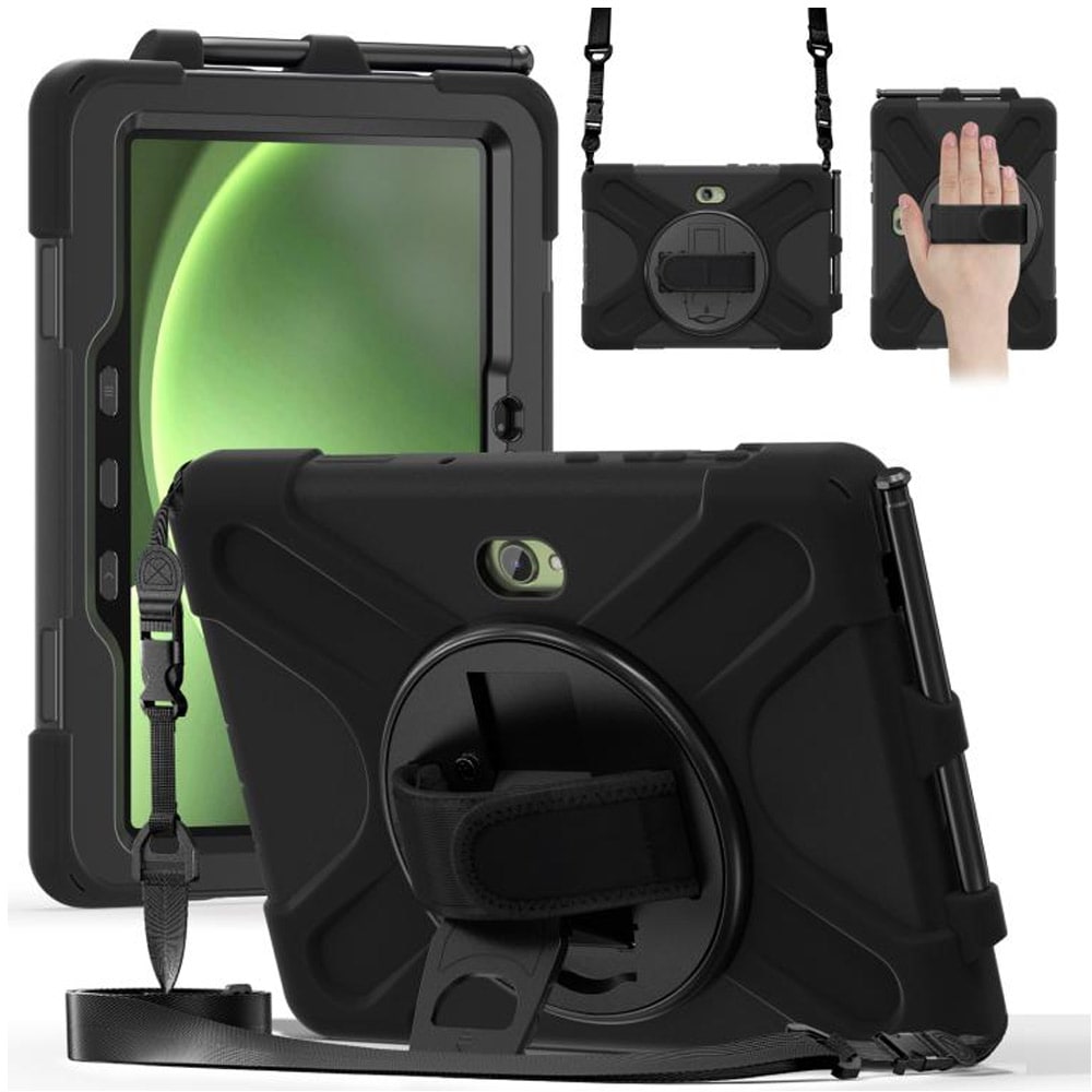 Beskyttelsescover til Samsung Galaxy Tab Active Pro T540 / T545 / Tab Active4 Pro - Svart