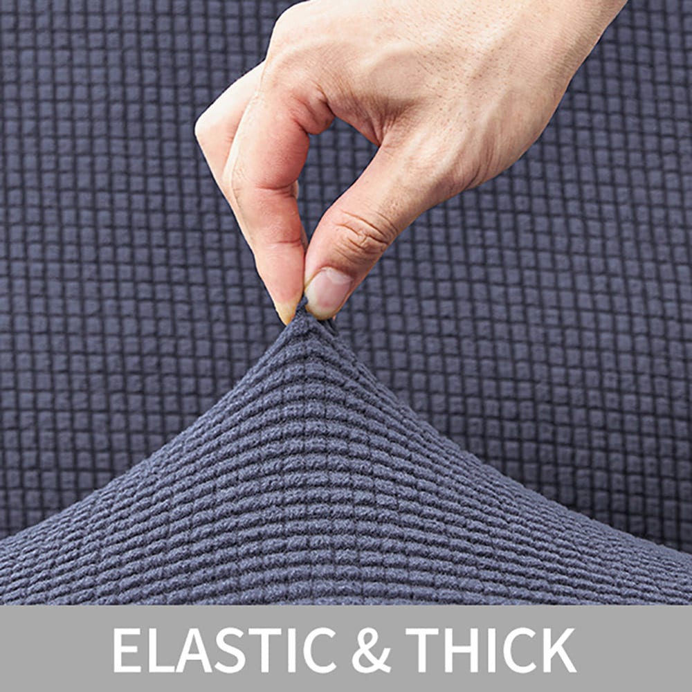 Elastisk stolebetræk - grå