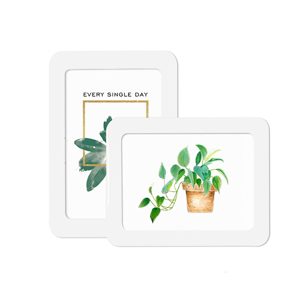 Magnetisk fotoramme 12,5 cm - hvid