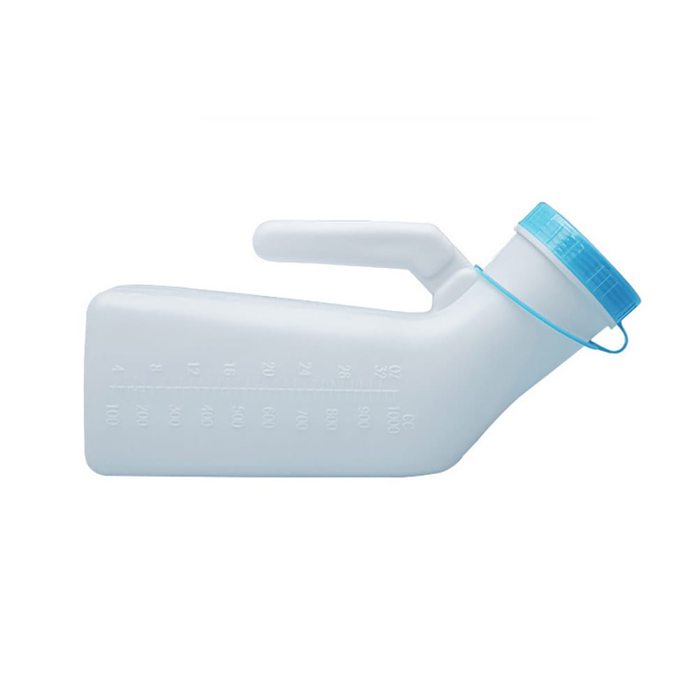 Selvlysende transportabelt urinal med spildsikkert låg - 1000 ml