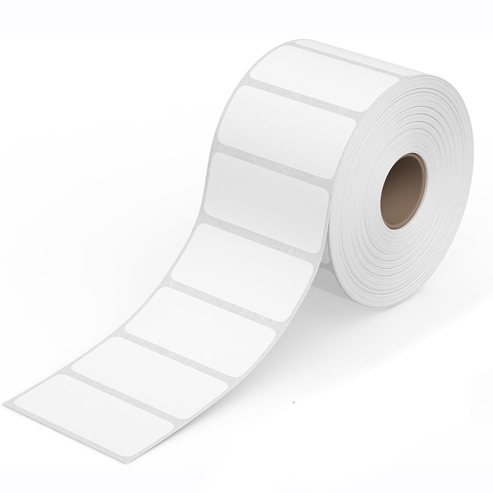 Etiketrulle til termoprinter 20 x 50 mm - 2500 etiketter pr. rulle