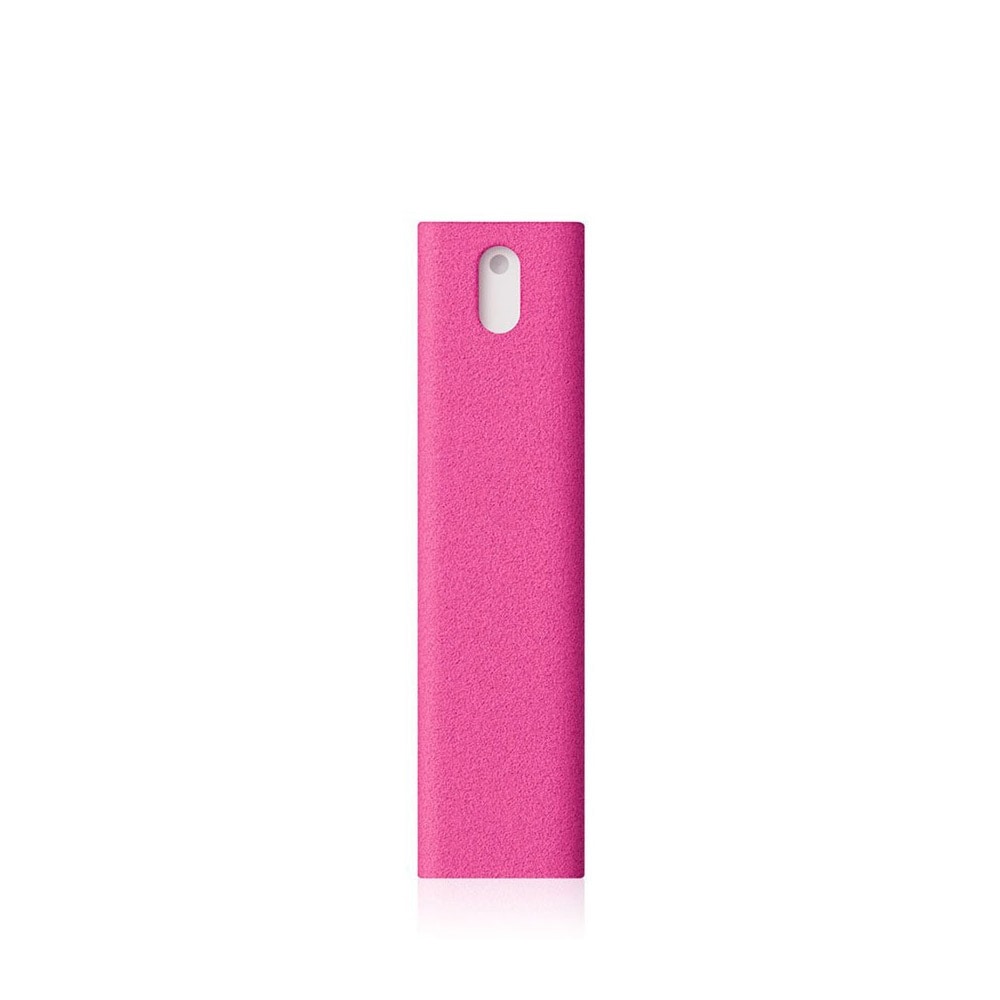 AM Mist skærmrens 10,5 ml med genopfyldelig spray og mikrofiberhylster - Pink