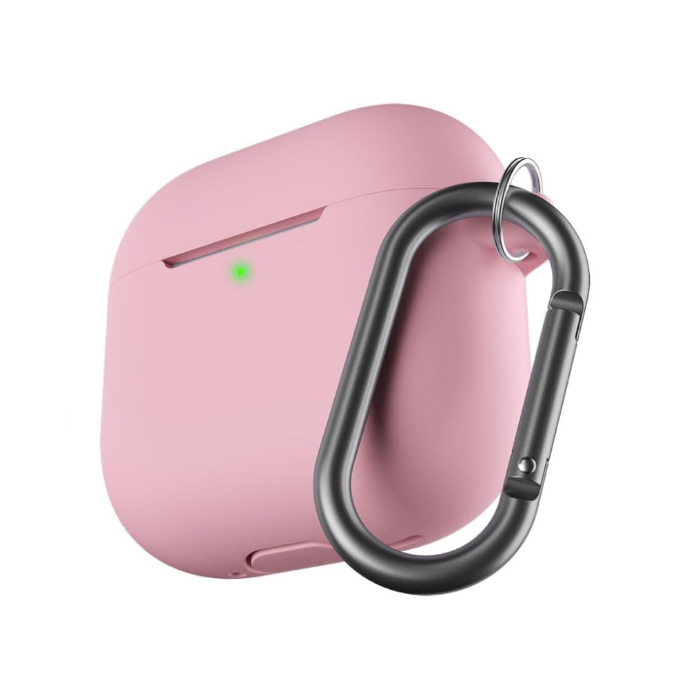 KeyBudz Elevate Series Cover med nøglering til Airpods 4. generation - Pink