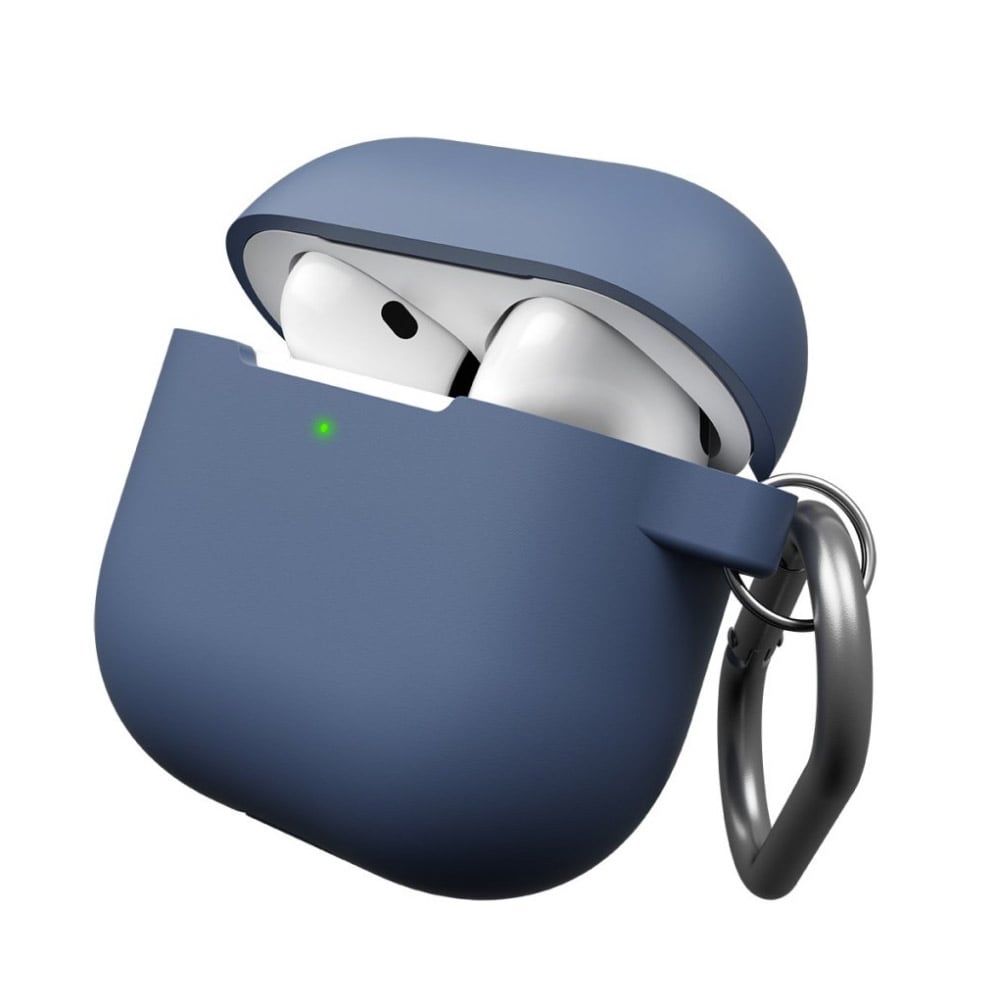 KeyBudz Elevate Series Cover med nøglering til Airpods 4. generation - Blå