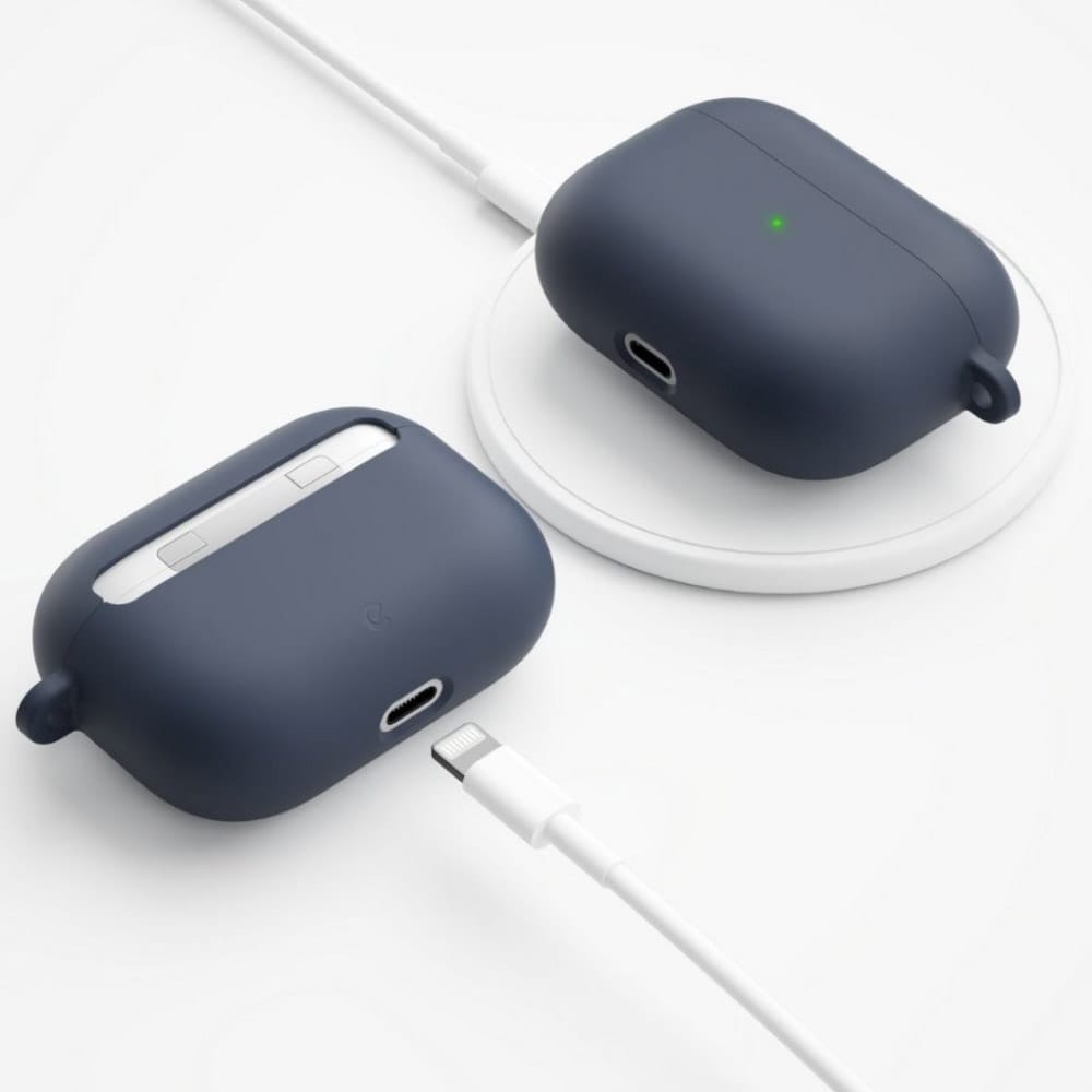 Keybudz PodSkinz HyBridShell Series Hard Shell til Airpods 3 - Blå