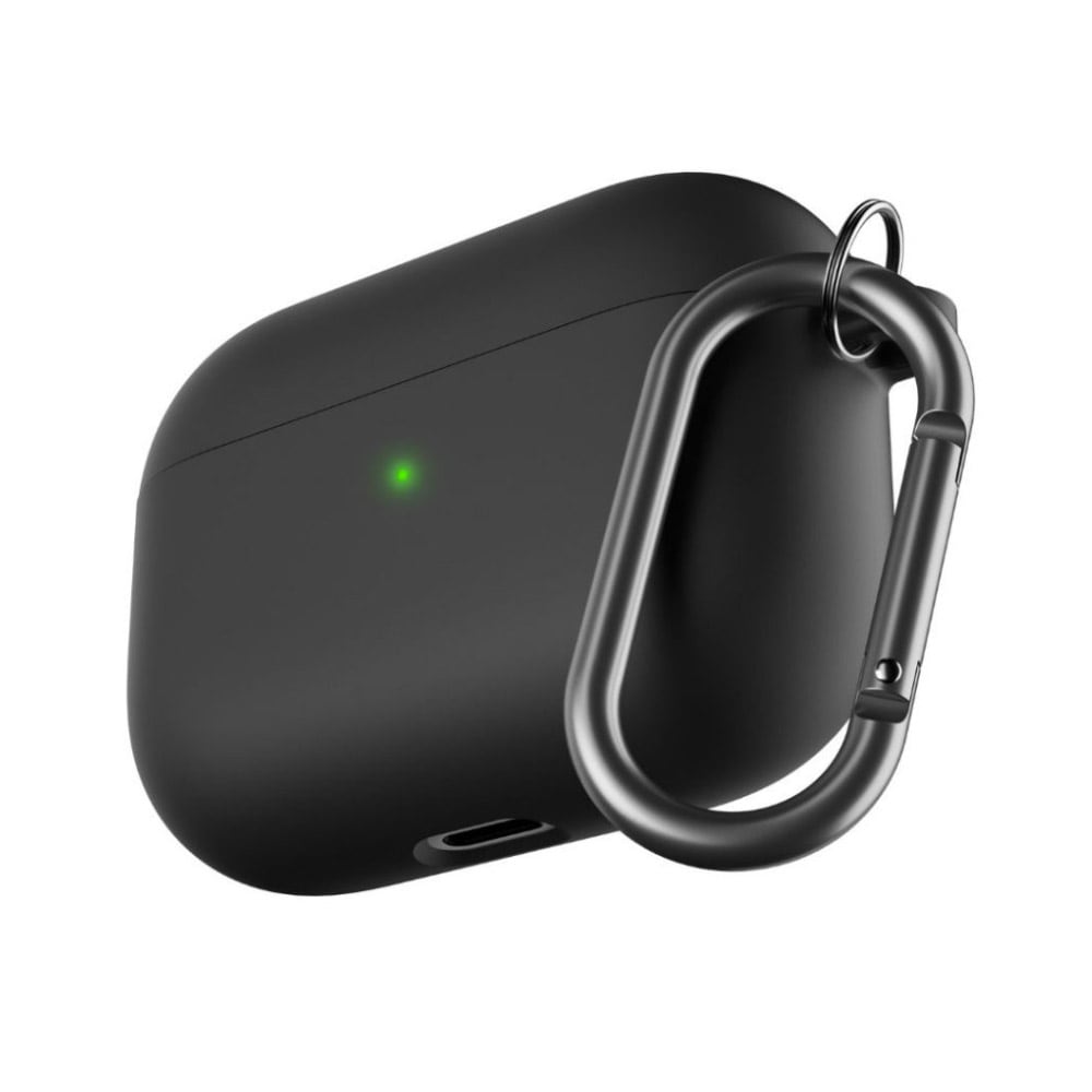 Keybudz PodSkinz HyBridShell Series hård skal til Airpods Pro - Sort