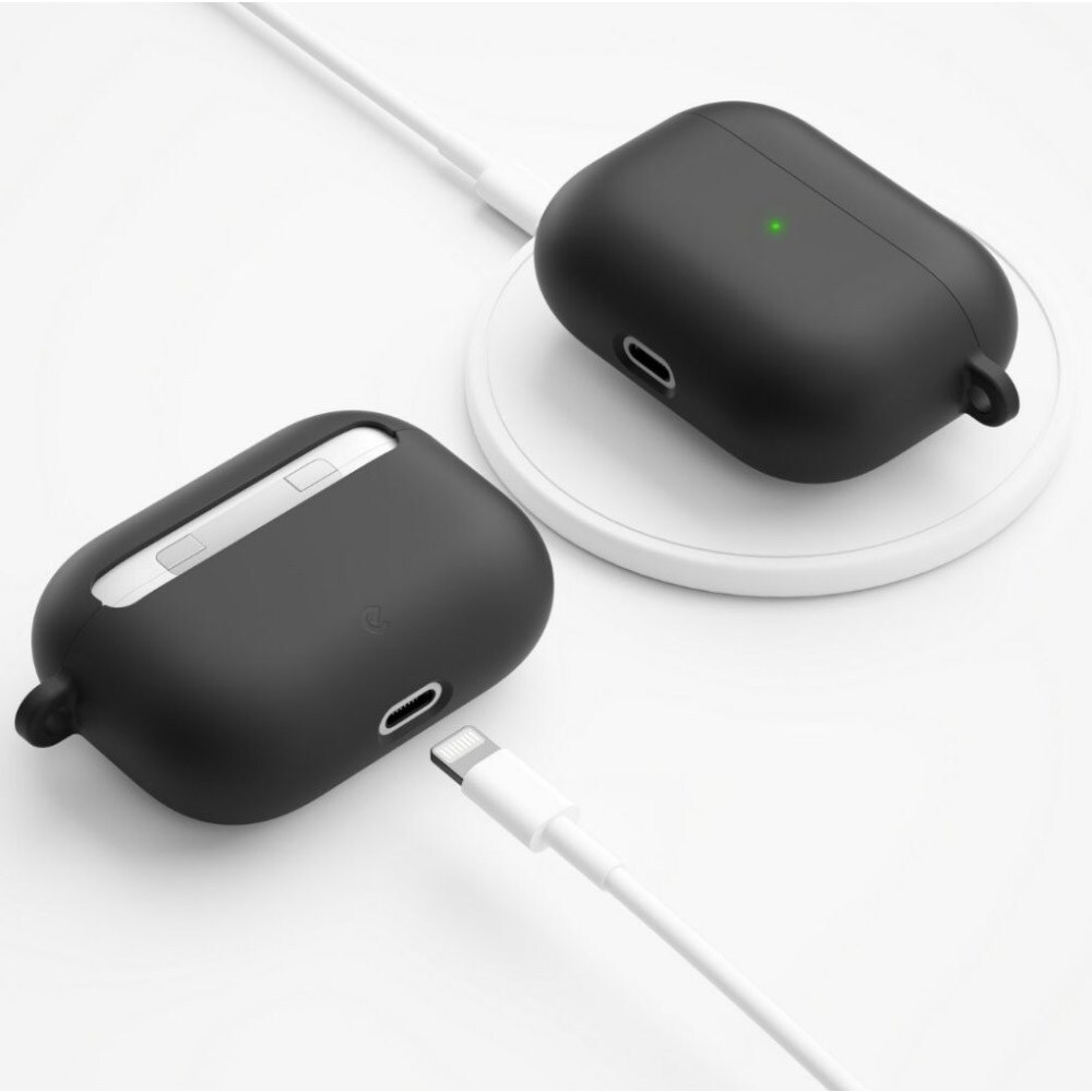 Keybudz PodSkinz HyBridShell Series hård skal til Airpods Pro - Sort