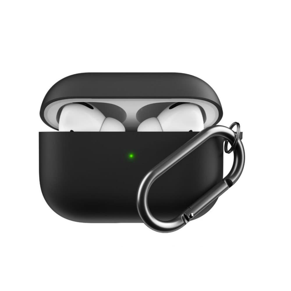 Keybudz PodSkinz HyBridShell Series hård skal til Airpods Pro - Svart