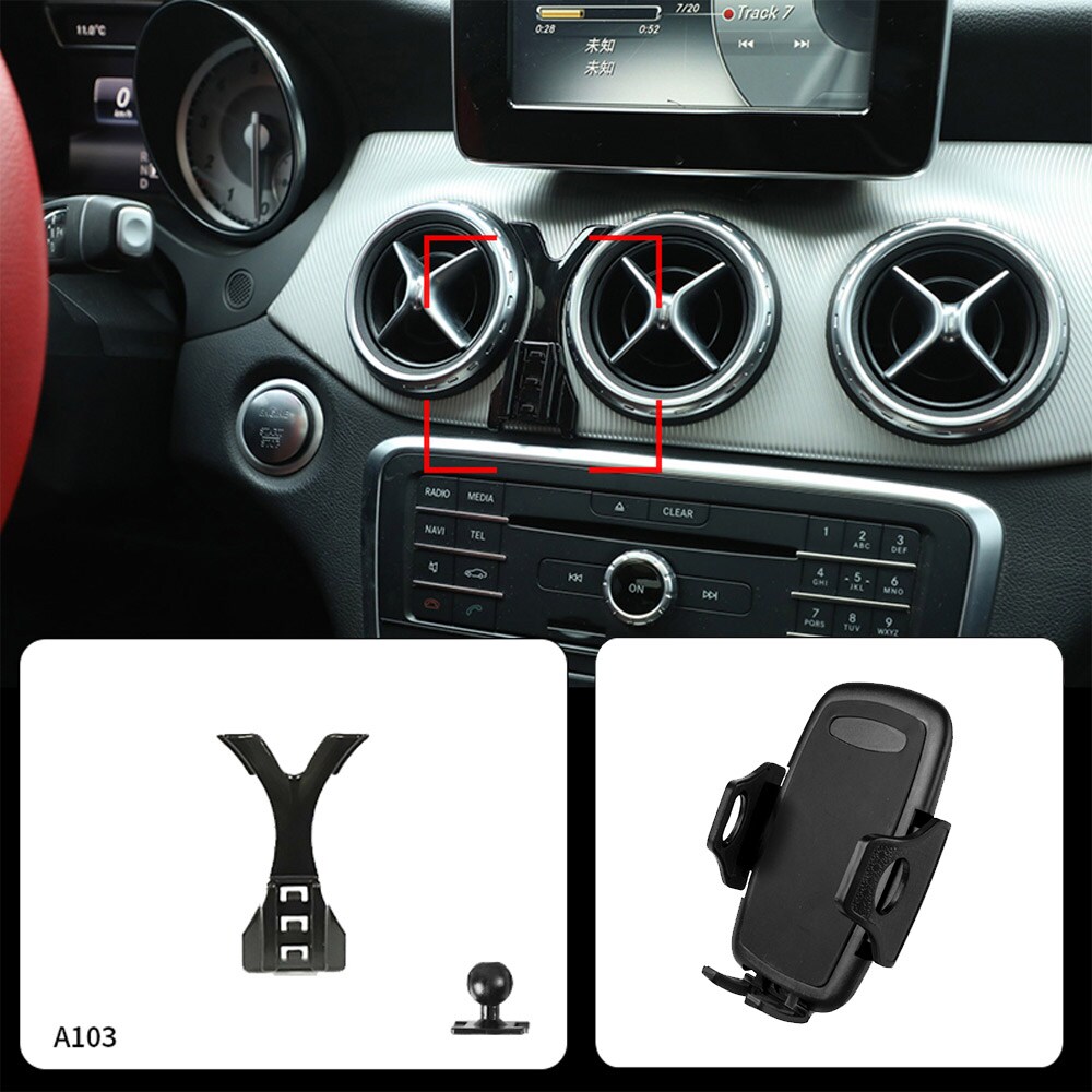 Mobilholder Mercedes-Benz 2011-2019 / B-grade GLA 2015-2019 / CLA 2013-2019 / 2013-2018
