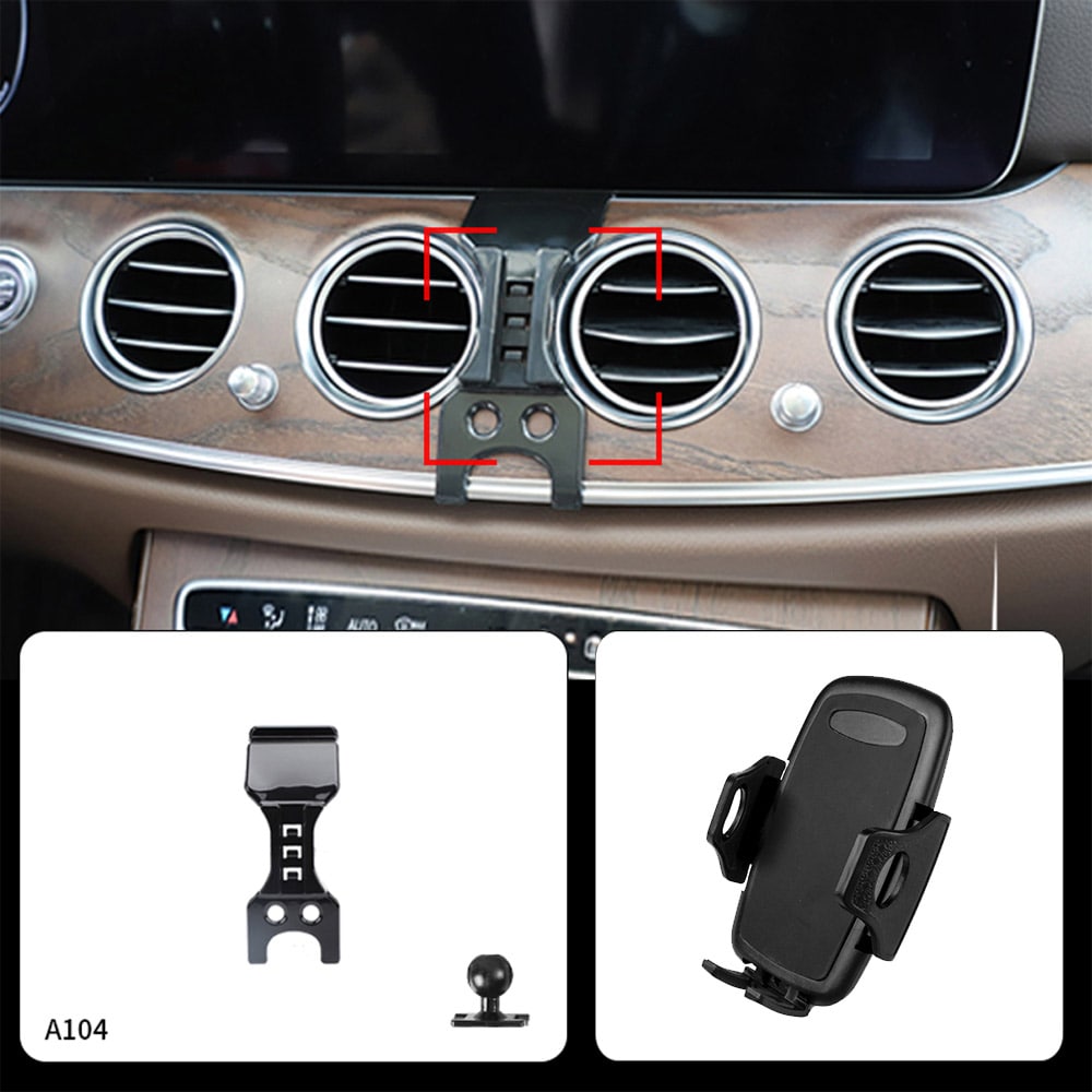 Mobilholder Mercedes-Benz E-klasse 2016-2023 / CLS 2018-2023 / E-Coupe 2017-2022 / Mercedes-Benz GT-serie 20-2021