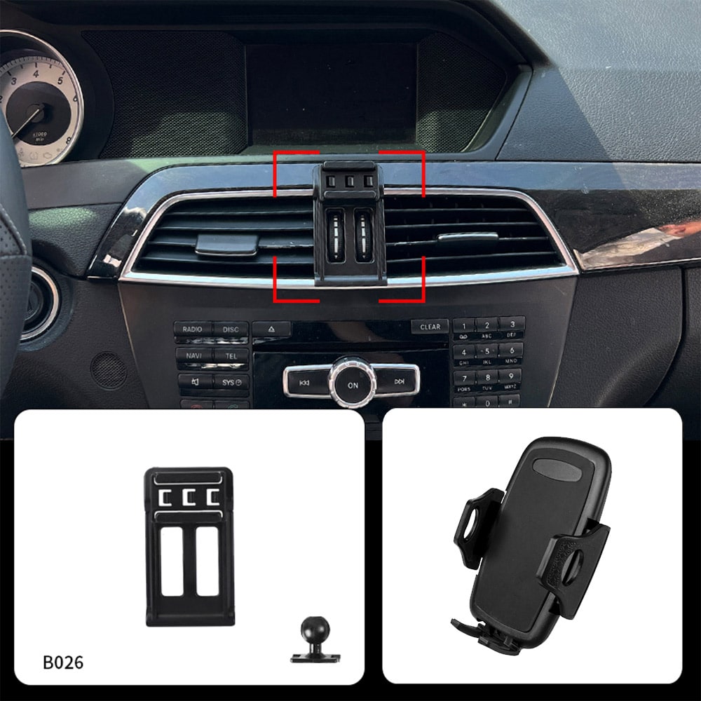 Mobilholder Mercedes-Benz C-klasse modeller 2011-2013