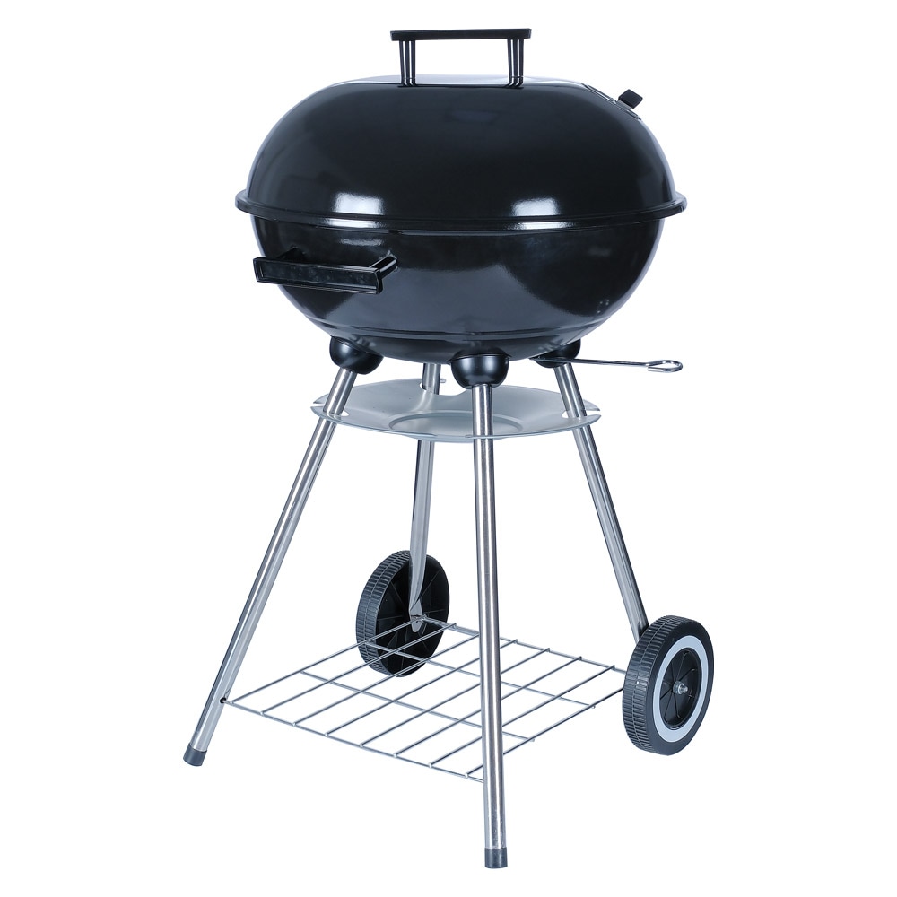 Kulgrill med emaljeret låg og justerbar udluftning, 43 cm