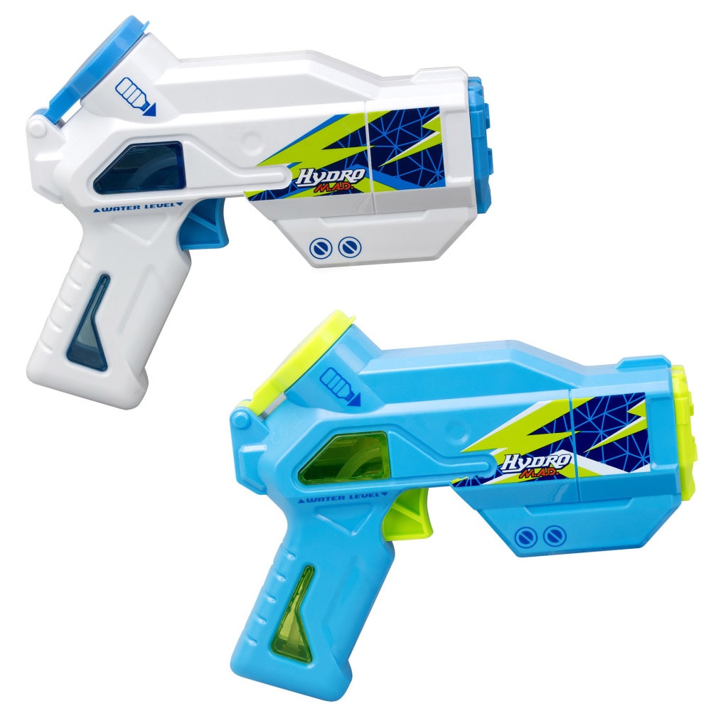 Silverlit Hydro Mad Mini Blaster 2-pack - elektriske vandpistoler med 5 m rækkevidde