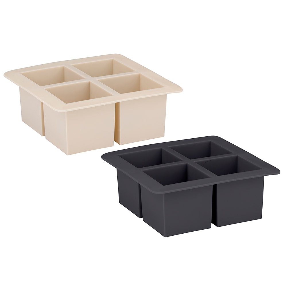Isskubberboks til store isterninger - 4 terninger