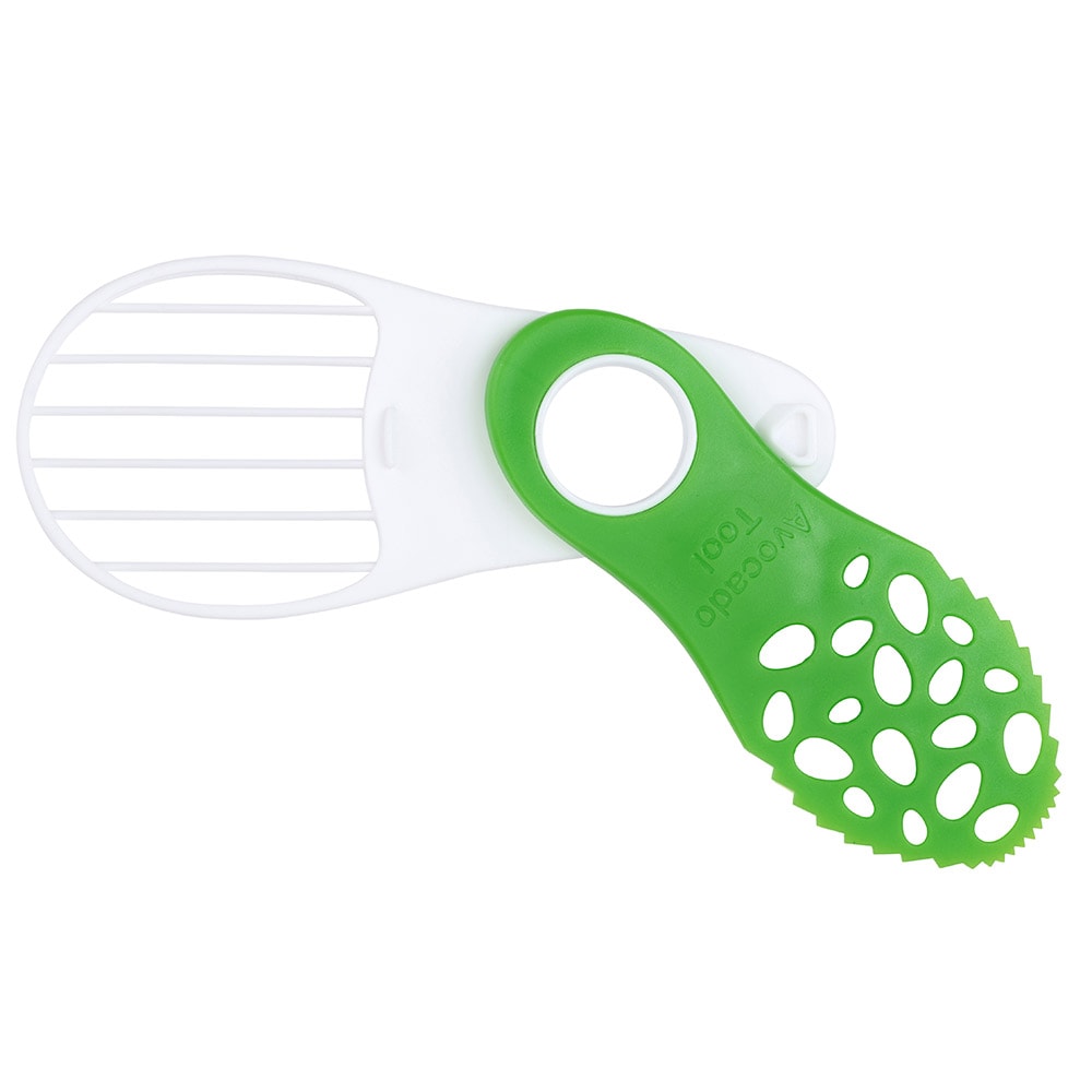 3-i-1 avocadokniv med foldbart plastdesign