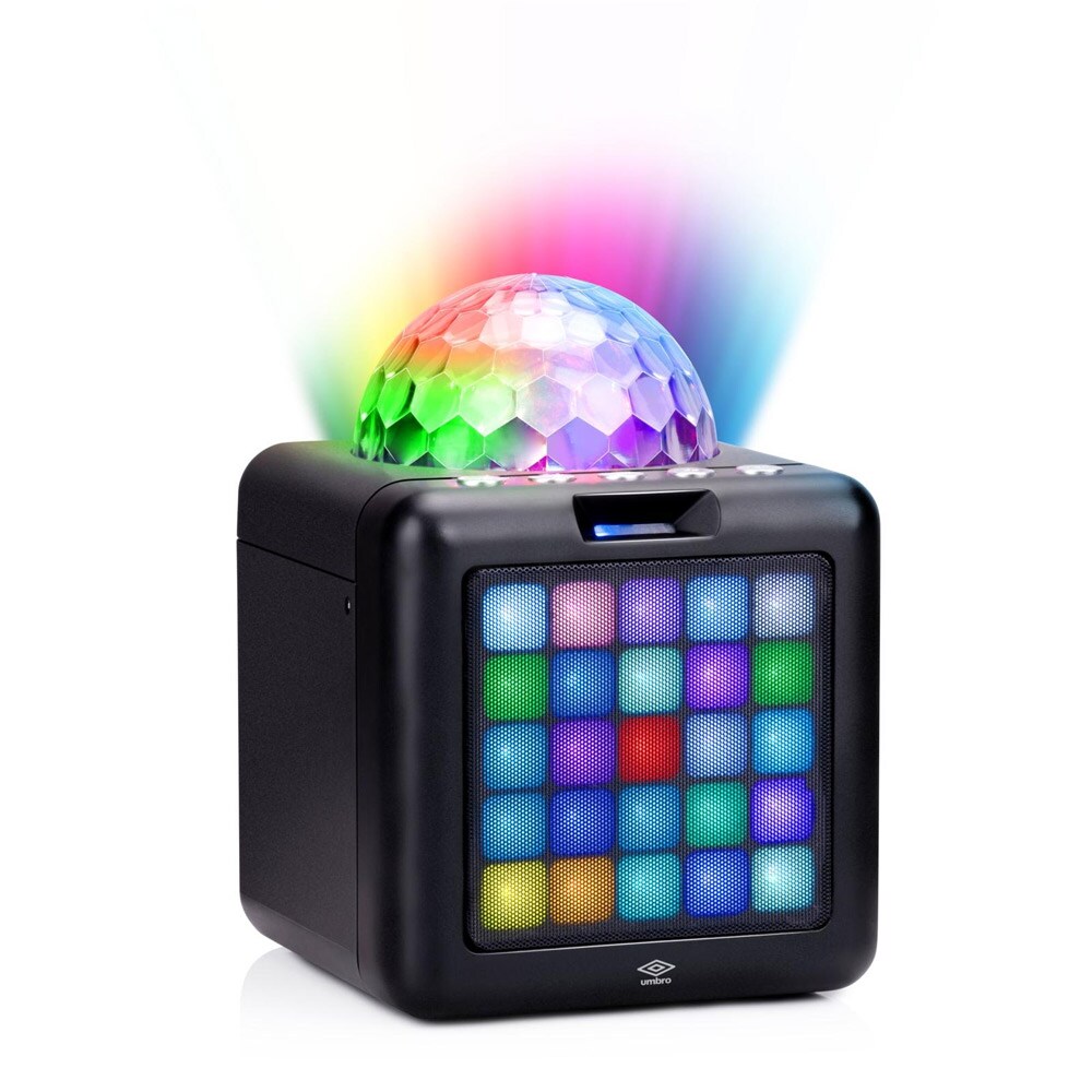 Trådløs karaokehøjttaler med Bluetooth og LED-flammeeffekt, 25W
