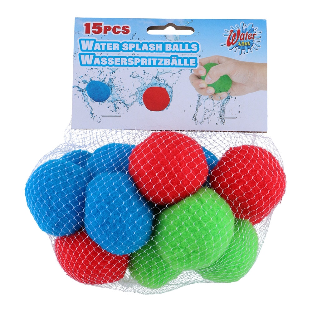 Splash ball - til leg i vandet 15-pak