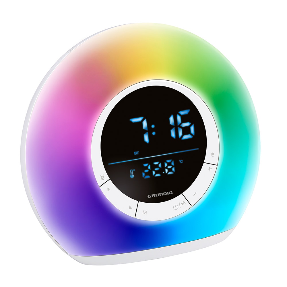 Grundig wake-up light radio med Bluetooth-højttaler og FM-radio