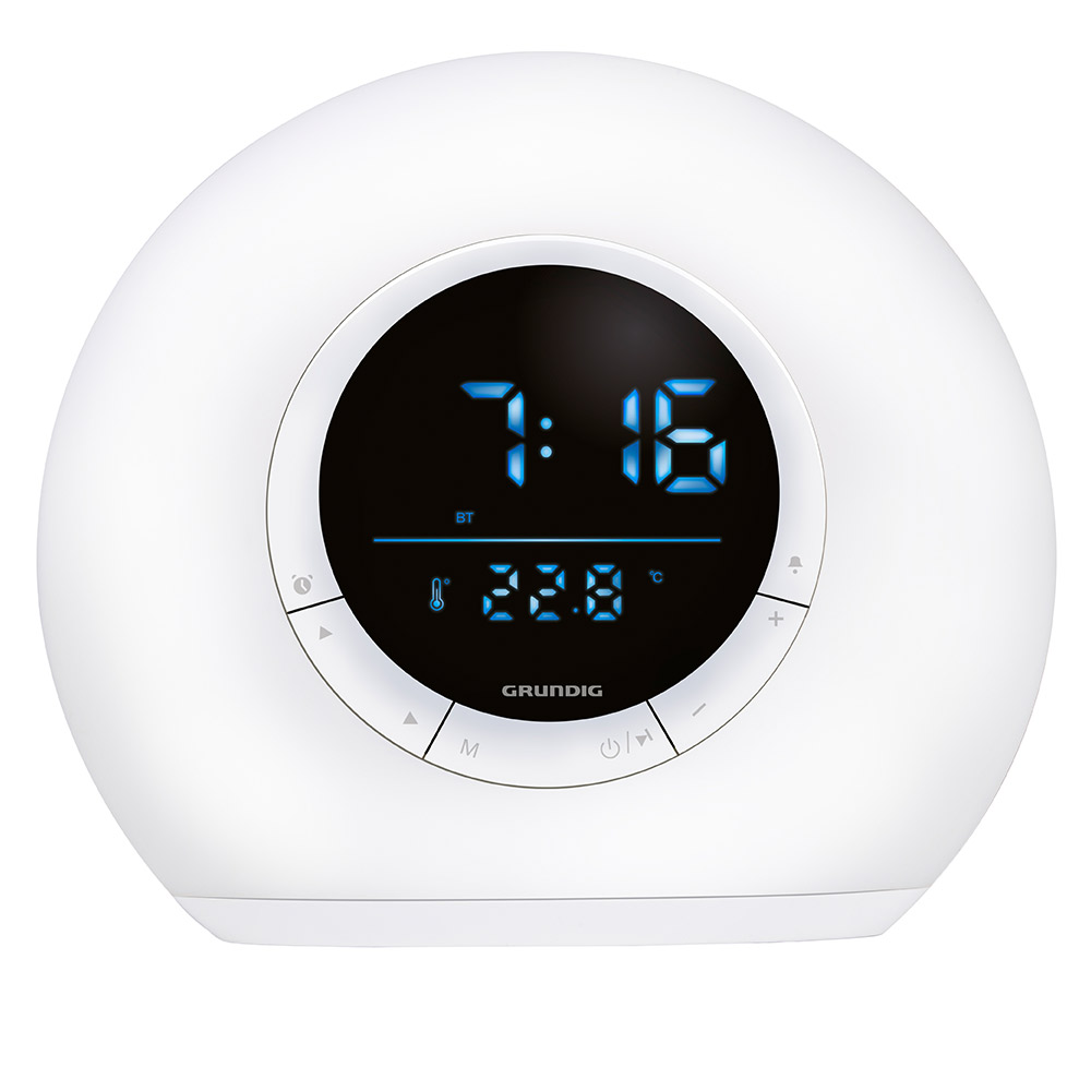 Grundig wake-up light radio med Bluetooth-højttaler og FM-radio