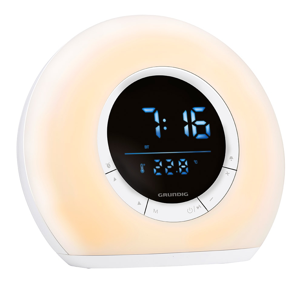 Grundig wake-up light radio med Bluetooth-højttaler og FM-radio