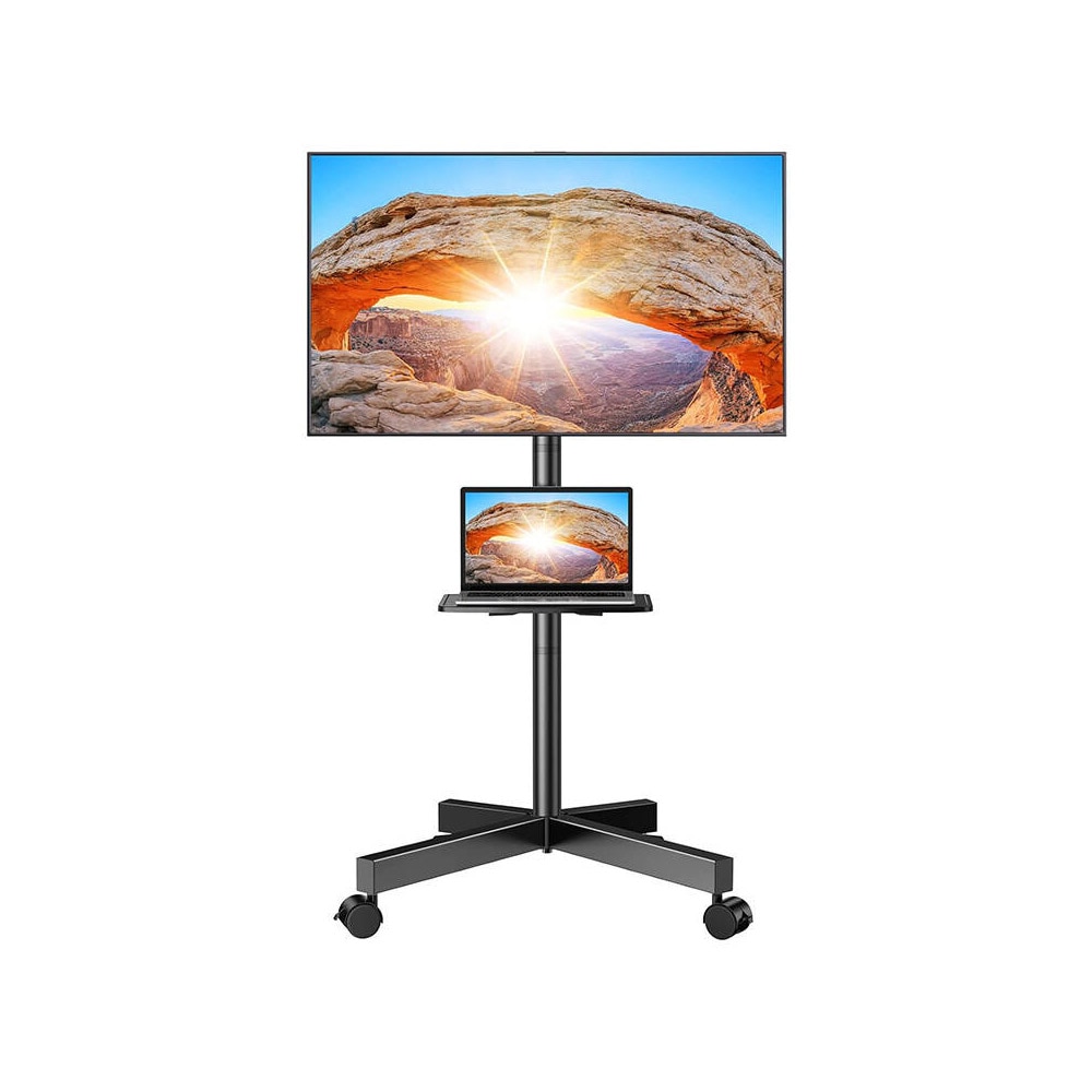 Mobil gulvstander med hjul til 23-60" TV - Perlegear PGTVMC06