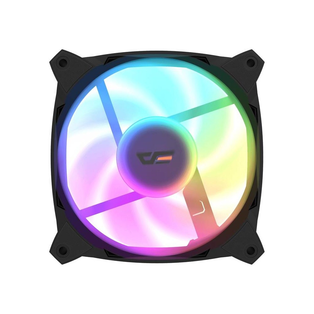 Darkflash Chassis Fan med ARGB 120mm - Svart