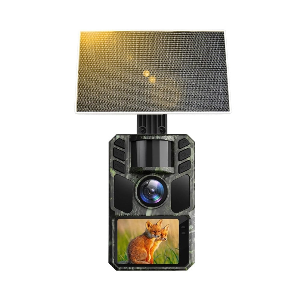 Fjernbetjent kamera med WiFi, solcelleopladning og Full HD-optagelse