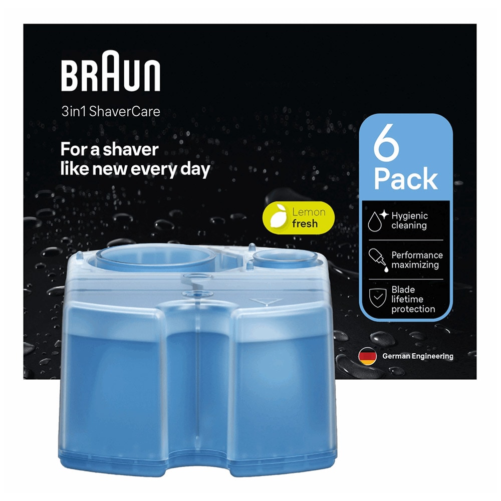 Braun CCR6 Shaver-rensepatroner - 6-pak