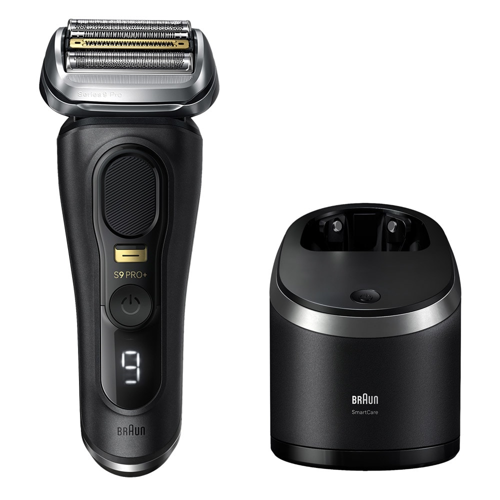Braun Series 9 Pro+ 9560cc - Våd- og tørbarbermaskine med rengøringsstation