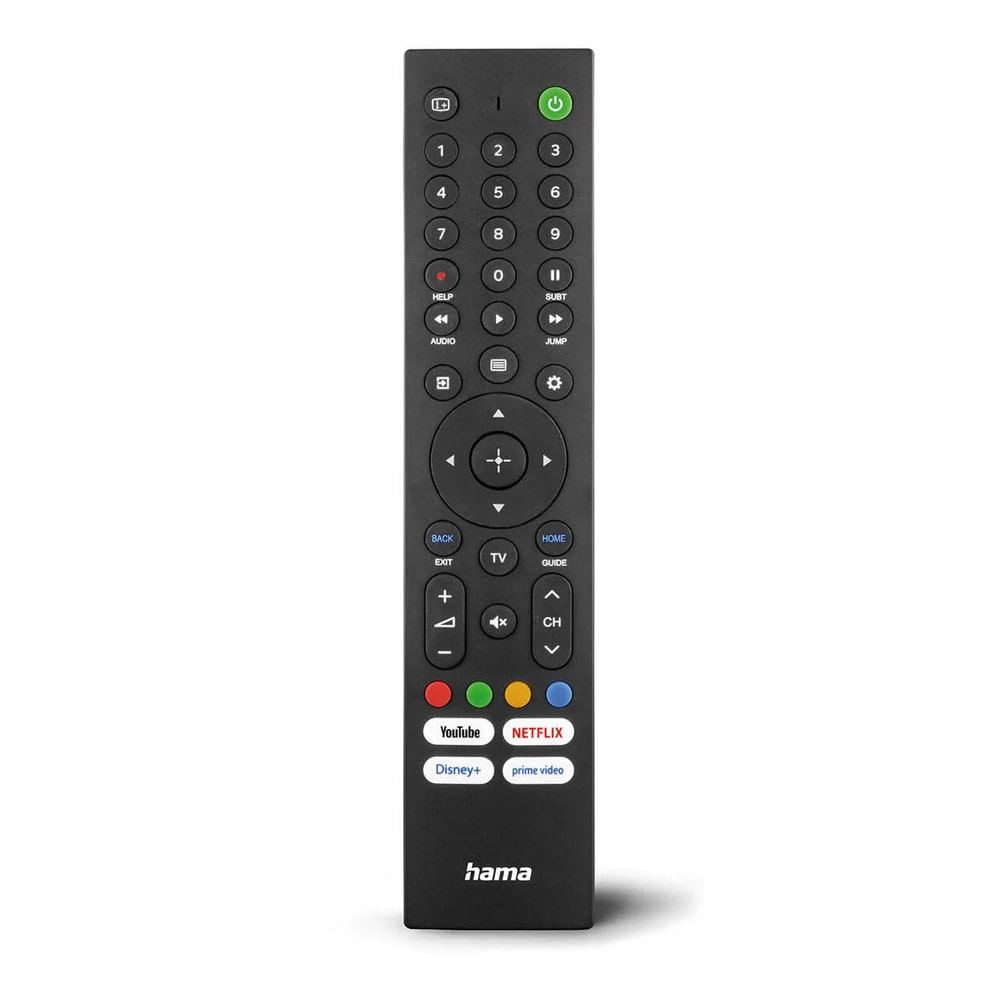 Universalfjernbetjening til Sony-tv med selvlysende knapper og stream-knap