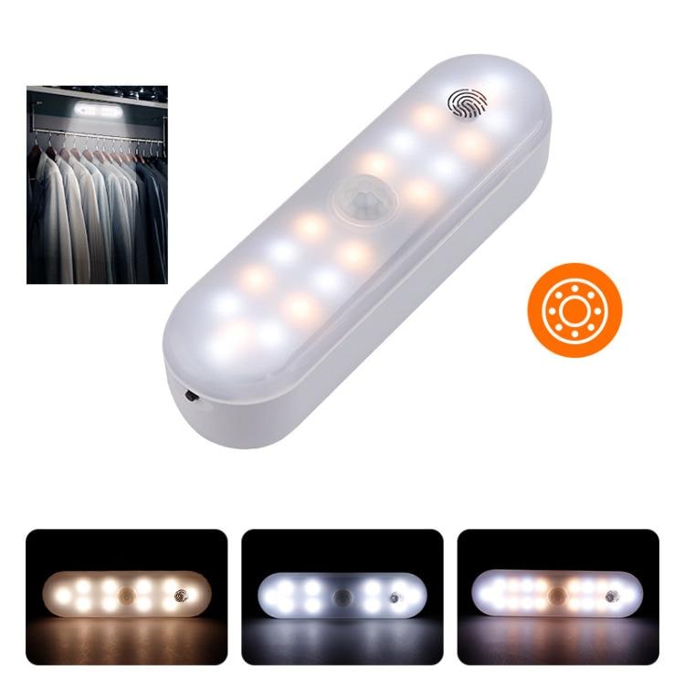 LED-lys med bevægelsessensor - magnetisk og genopladeligt