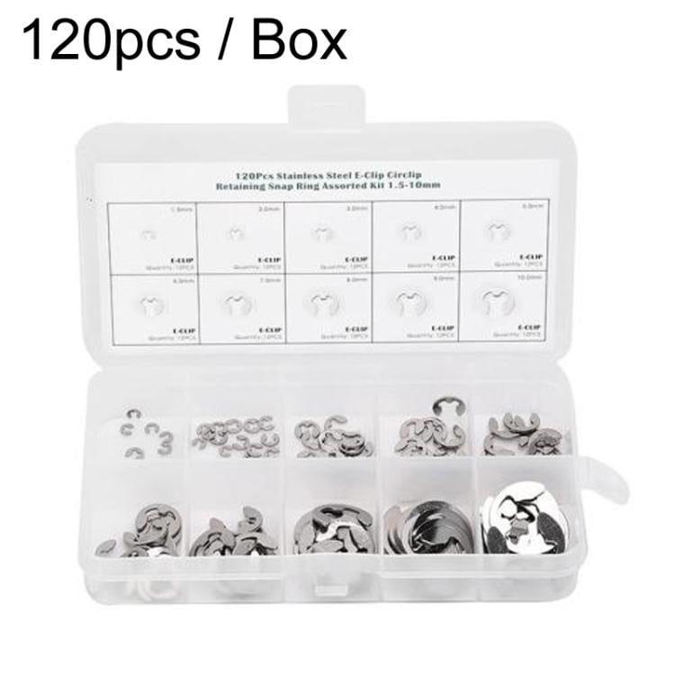 E-ring M1,5 til M10 – 120 stk