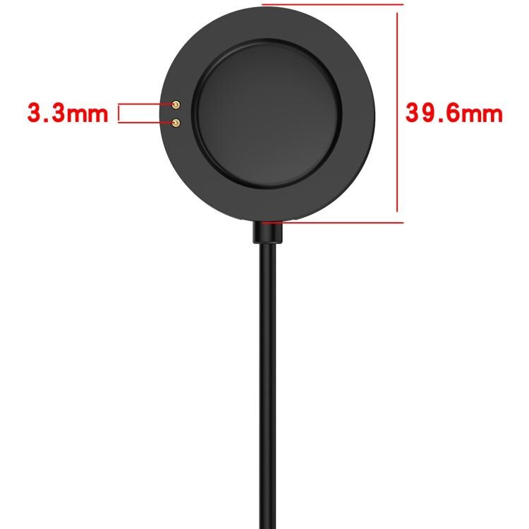 Magnetisk USB-oplader til Xiaomi Watch S4 / S3 / S2 1m - Sort