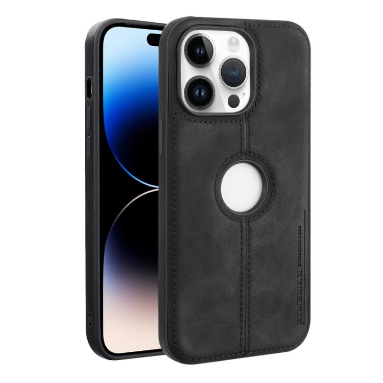Kunstlæderskal til iPhone 14 Pro Max - Svart
