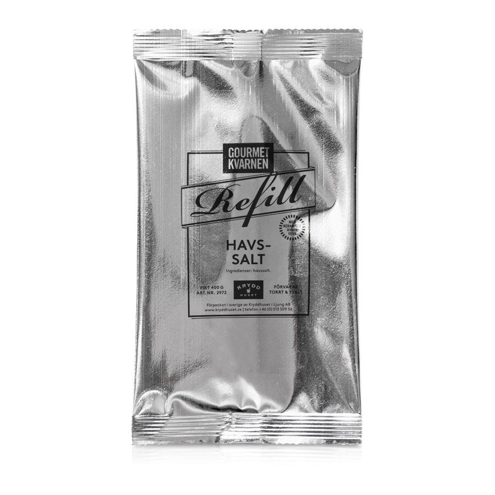 Gourmet kværn refill havsalt - 400 g