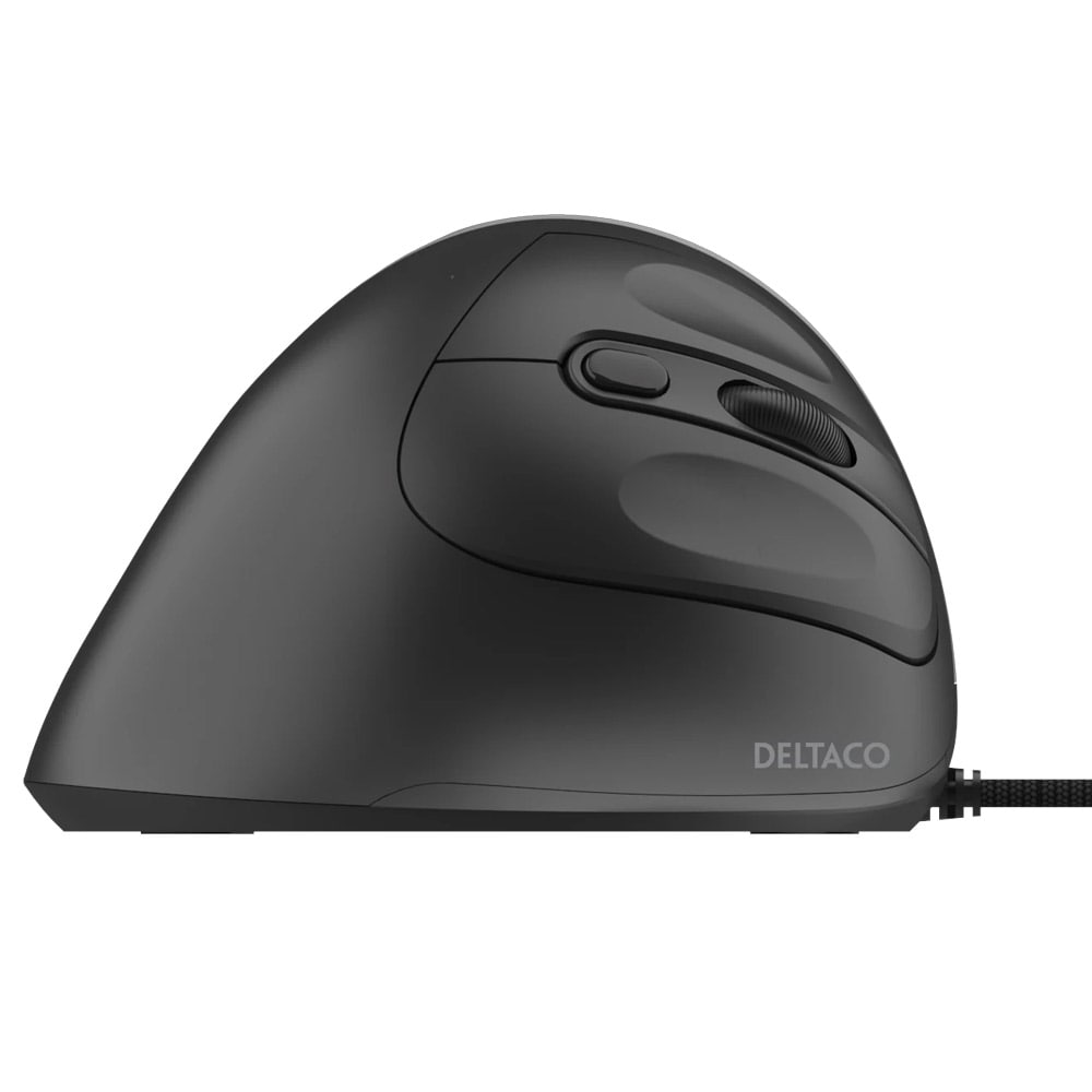 Deltaco lodret mus med kabel og justerbar DPI (1000-1600)