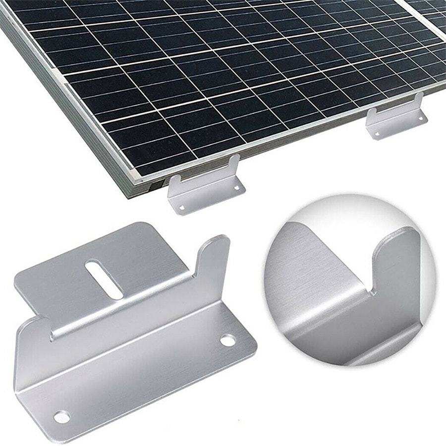 Z-beslag til solpaneler i aluminium - perfekt til autocamperens tag