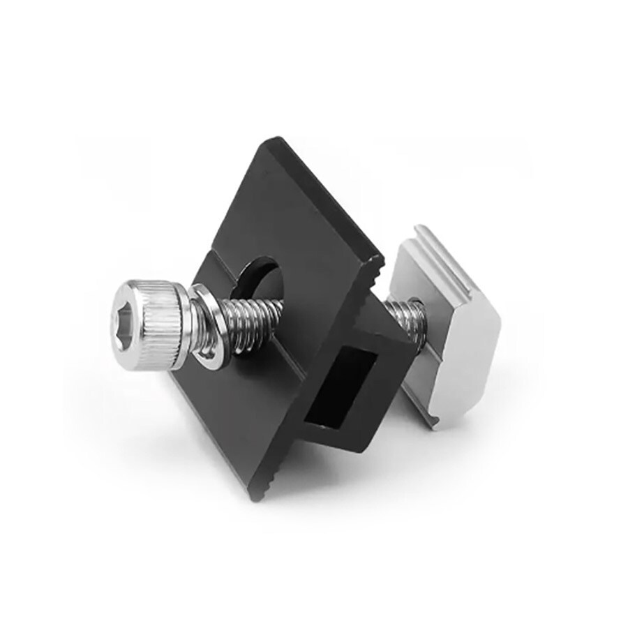 T-formet monteringsbeslag i aluminium til solpanel - 30 mm, 10-pak