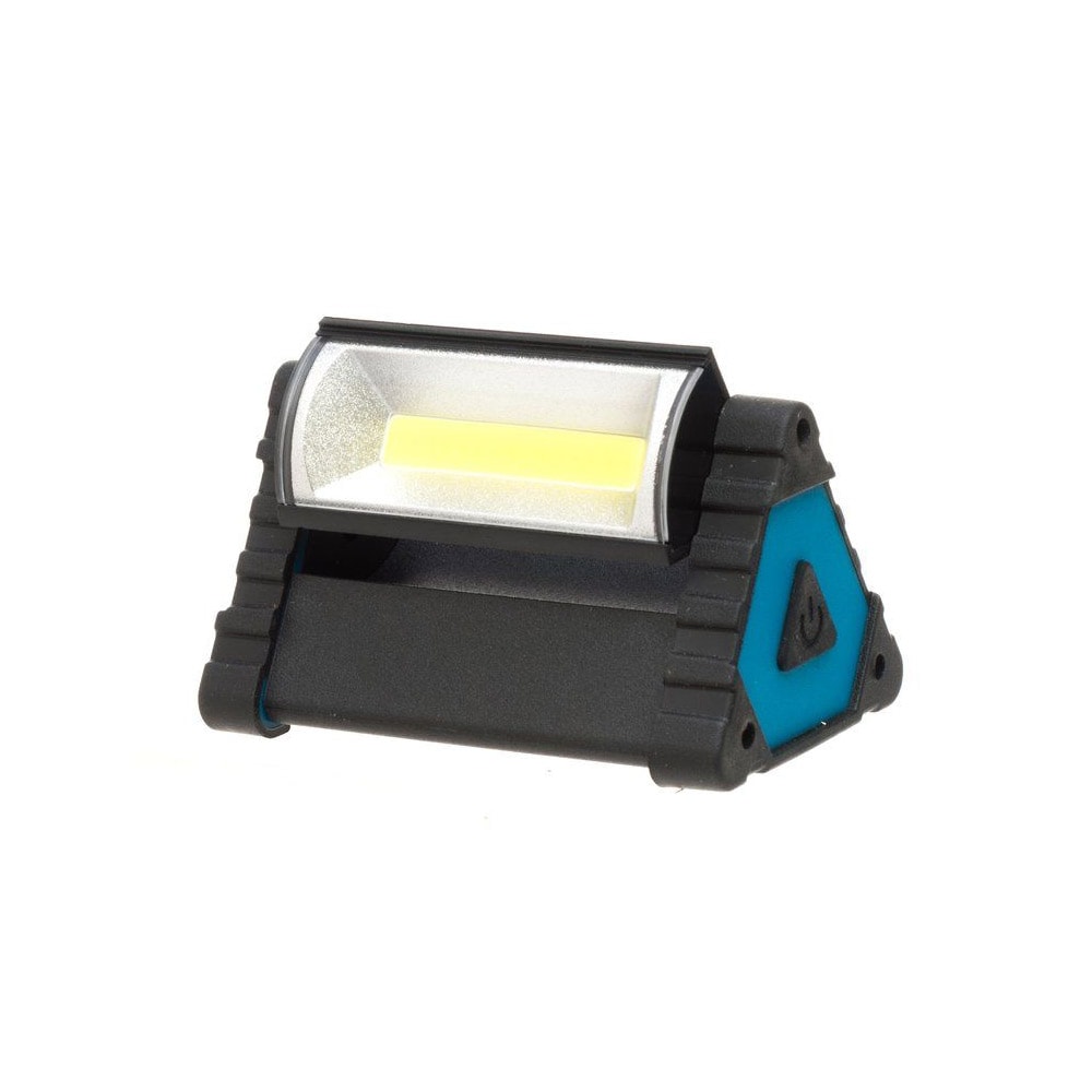 LED-arbejdslampe med 180° vendbar lampe og 250° drejelig støtte