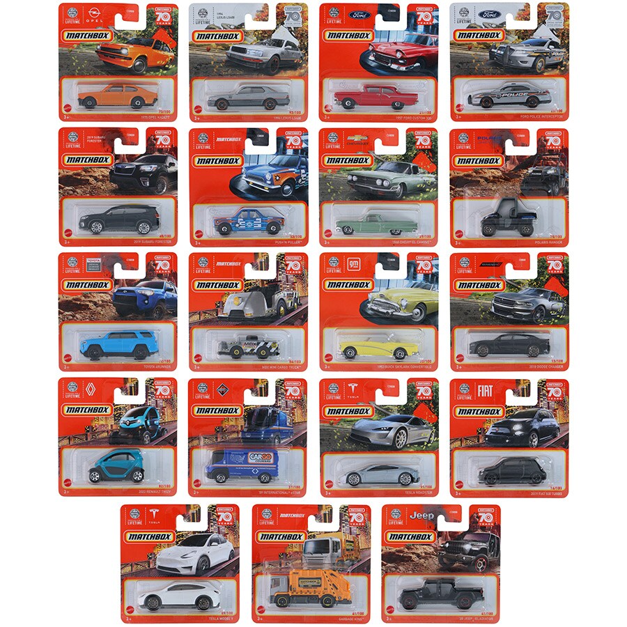 Matchbox Cars - miniaturebil i samlervenlig indpakning