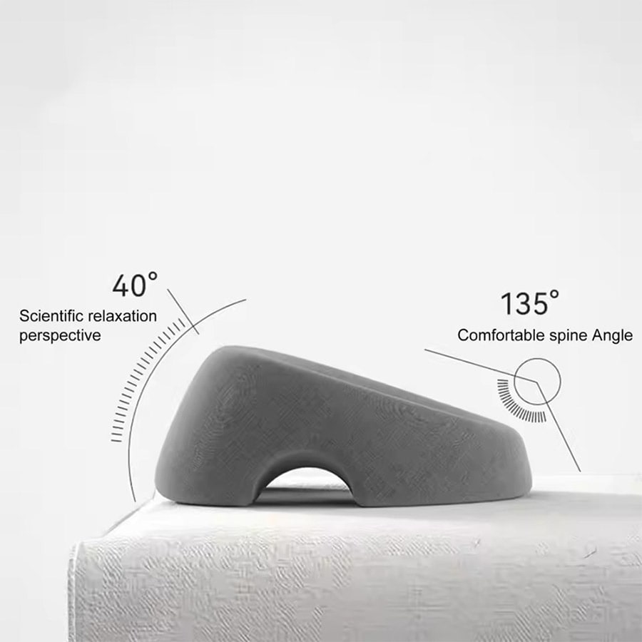 Ansigtspude i memoryskum - ergonomisk design til mavestilling