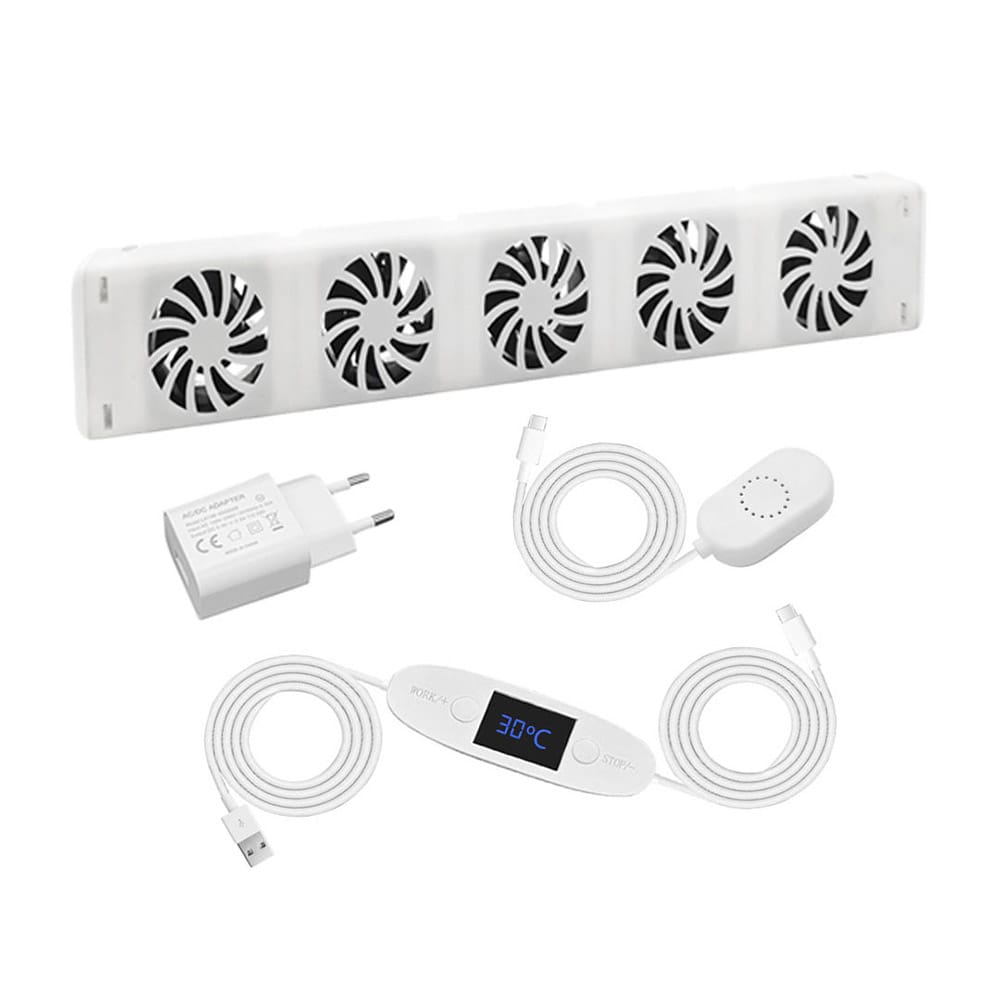 Elektrisk elementventilator 47 cm 2-pak