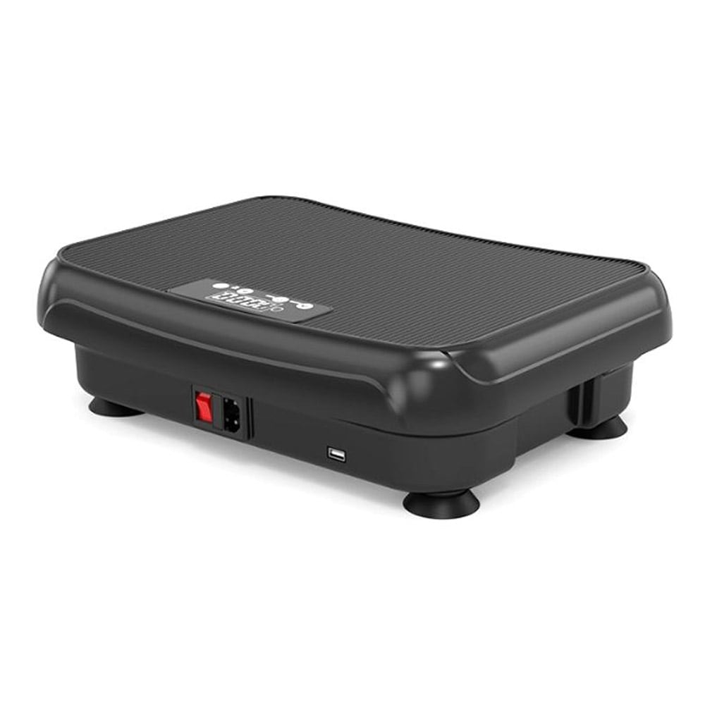Vibrationsplade med LCD-display 44 cm - Svart